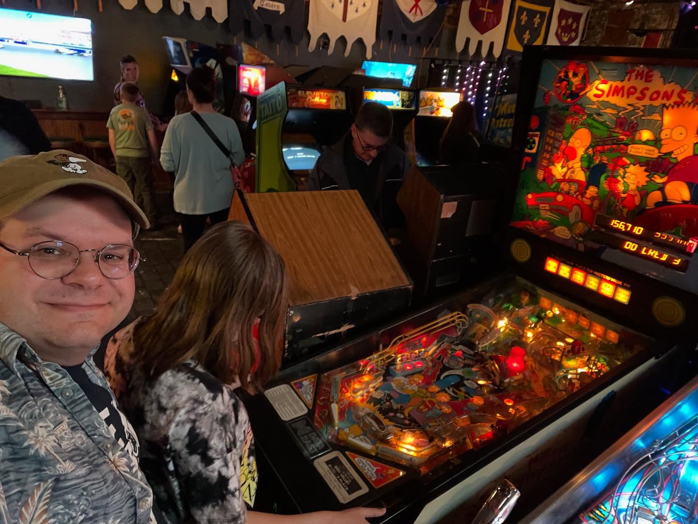 Kiddo and the wife took me to the @fundungeonbrewcade for Father’s Day. Love playing pinball with my little one.